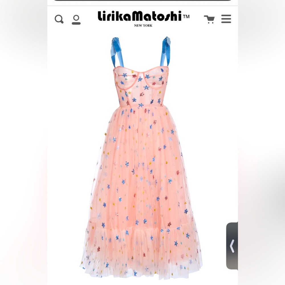Lirika Matoshi Pink Sky Dress XS